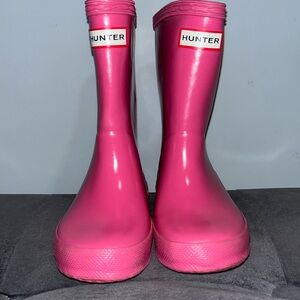 Hunter Girl Classic  Rain boots pink